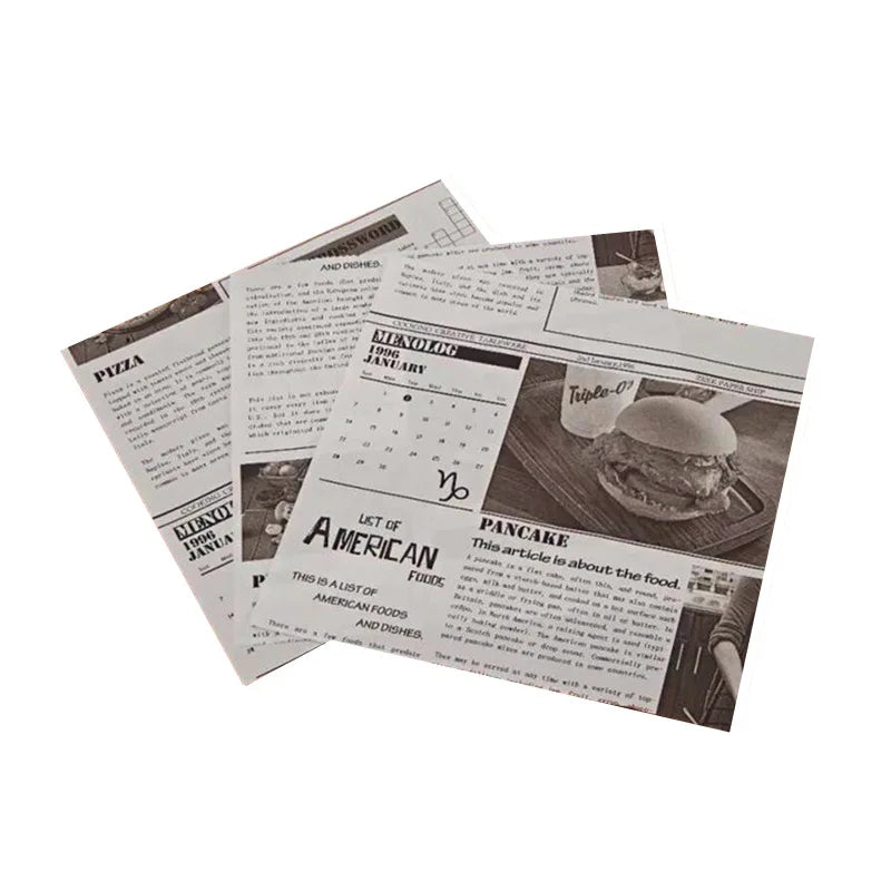 Colored Parchment Paper Food Greaseproof Sandwich Wrap Wax Deli Paper Sheets For Handmade Cookies Carmels