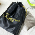 High Quality Black Luxury Satin Drawstring Bags for Handbag for Gift Storage Dust Cover Hair Bundles Packaging for Shopping