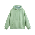 Unisex 450G Hoodie Wholesale Fashion Pullover Warmth Retaining Velvet Fleece Solid Pattern Hooded Collar Size XL Autumn