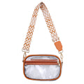 Factory Wholesale Pvc Waterproof Mobile Phone Bag Women's Shoulder Bags Clear Jelly Messenger Bag for Girl Boy