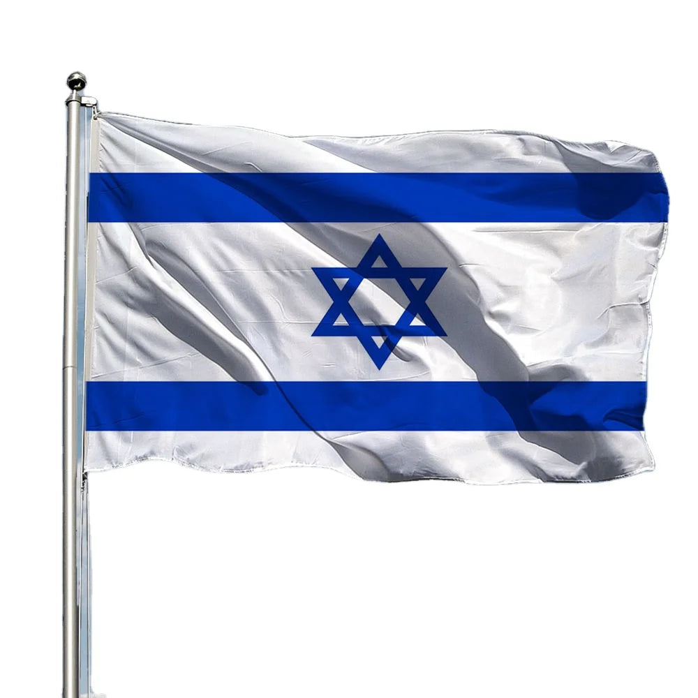 BOLISI Outdoor 100% Polyester 3x5ft Digital Printing Israeli Israel  Flag