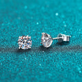 Factory Wholesale D Color High Quality Custom Moissanite Earing VVS1 0.2/0.3/0.5/1/2ct Jewelry Luxury Earrings