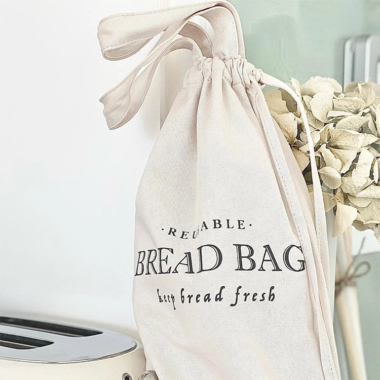 Organic draw string pouch natural cotton muslin cloth drawstring nut bags with custom logo