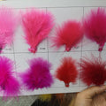 10-15cm Handmade Dress Accessories White Chicken Single Feathers