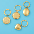 Metal Mirror Polish Stainless Steel Blank Round Heart Photo Locket Pendant Keychain for Women Lover Best Friends Car Key Jewelry
