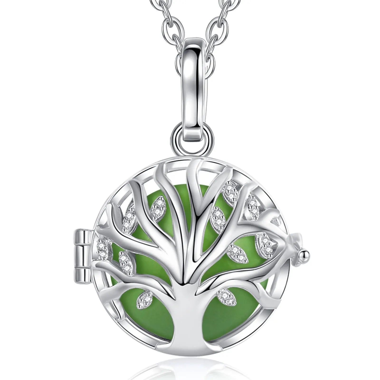 Merryshine Jewelry Tree of Life Mexican Bolas Harmony Bola Ball Women Pendant Necklaces