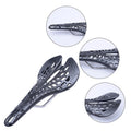 Ultra-Light Carbon Fiber Bicycle Spider Saddle Simple Style Cycling Bike Seat with Ventilation Hollow Road Bike Saddle