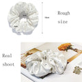 Multiple Size and Colors 16/19/22 Momme Silk Hair Ties 100% Mulberry Deluxe Silk Scrunchies With 6A Grade