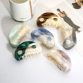 2025 New Arrival Multicolor Yin Yang Hair Claw Clips Round Tai Chi Hairpins Accessories