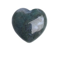 HZ Gemstone Crystal Moss Agate Feng Shui Latest Moss Agate Puffy Heart Wholesale Crystals Heart Bulk Crystals Gemstone Hearts