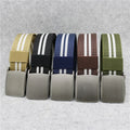 LQbelt Nylon Belt Alloy Buckle Men and Women Canvas Belt Polyester Outdoor Wholesale Factory Custom Logo