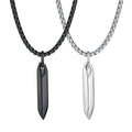 Custom Hip Hop Jewelry Personalized Stainless Steel Pointed Hexagonal Nail Pendant Necklace for Men Boys