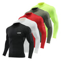 Hight Quality Men Compression Shirts Fast Drying Sports Running Clothes Joggers Training Gym Fitness Men Long Sleeve Shirts