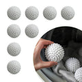 Prodigy Reusable Anti-Static Grey Wool and Silicone Laundry Drying Balls Model BW007 for Dryer Clothes Cleaning