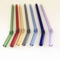 Fast Shipping New Style Straw Reusable Multiloop  Borosilicate Glass Crystal Straw with ridge Trending Products 2023 New Arrival