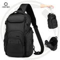 OZUKO 9809 New Designs Fashion Custom Logo Zipper Closure Mini Mens Messenger Bag Cross Body Chest Sling Bag Men Outdoor School