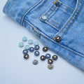Wholesale Custom Metal Jeans Rivets Button Decoration for Denim Garments Clothing Enhancement
