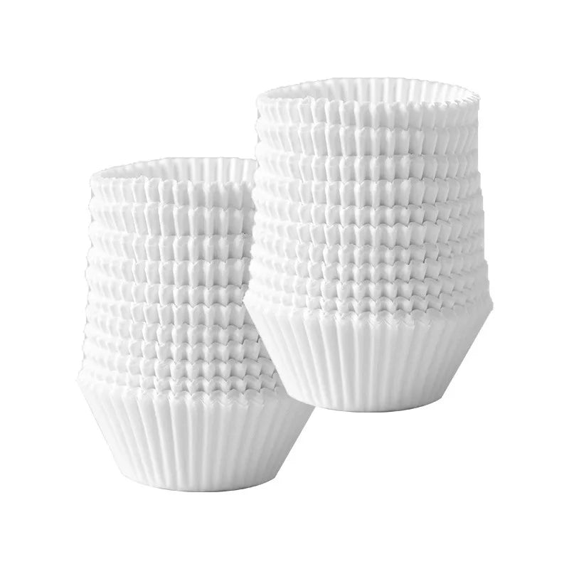 500 Count Party Cupcake Liners White Muffin Liners Grease Proof Cupcake Wrappers