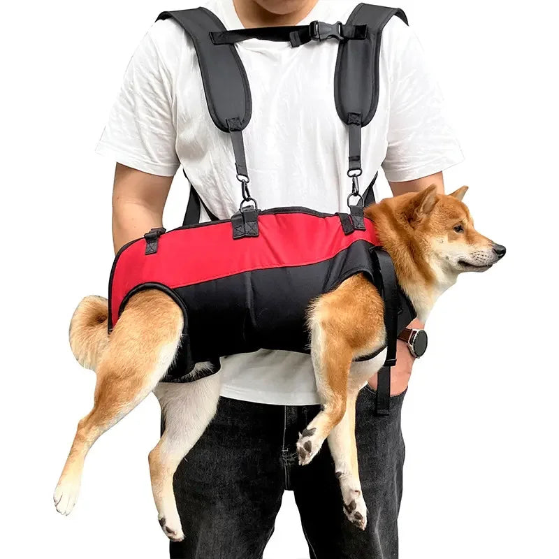 Quality Custom Color Outdoor Disabled Paralysis Old Dog Adjustable Breathable Straps Pet Vest Harness Support Dog Carry Sling