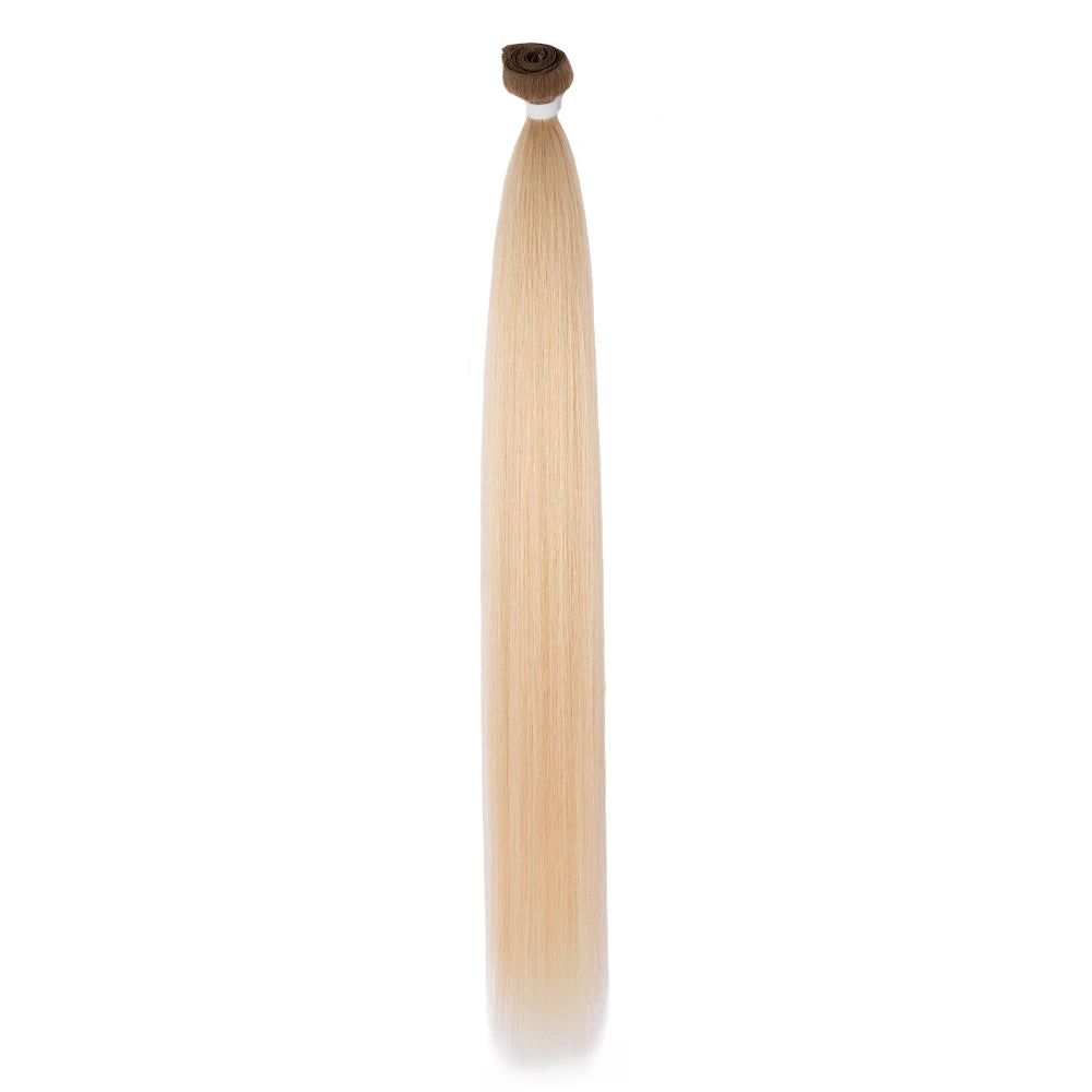 High Temperature Fiber Heat Resistant 12-36 Inch Soft Smooth Silky Straight No Tangle No Shedding Hair Bundles Closure Extension