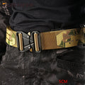 Custom Tactical Style Emergency Rescue Fabric Belt Quick Release Zinc Alloy for Buckle