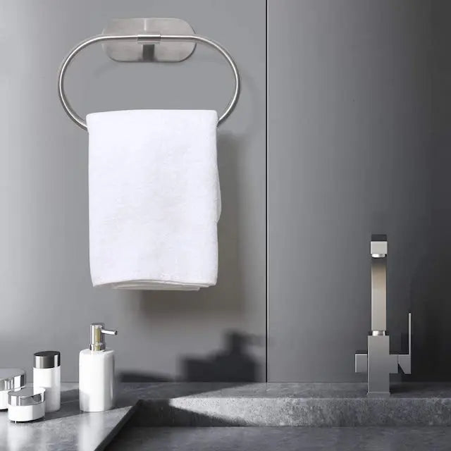 Luxury Tissue Holder Top Selling Products Paper Self Adhesive Mount Hand Ring Racks Hooks Brushed Nickel Towels Holder