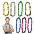 Wholesale UV Electroplated ABS Plastic Chain Necklace Non-Light Novelty for Christmas and Mardi Gras Party Necklace