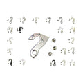 1pcs Aluminum Alloy MTB Road Bicycle Rear Derailleur Adapter Hanger Tail Hook Parts