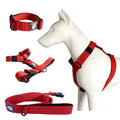 OEM Soft Multi-functional Nylon Super Wide Pet Vest Heavy Duty Elastic Webbing Game Adjustable Tactical Dog Harness Set