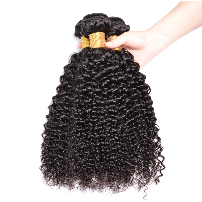 Virgin Indian Kinky Curly Hair12 14 16 18 Inch Kinky Curly Human Hair Bundles