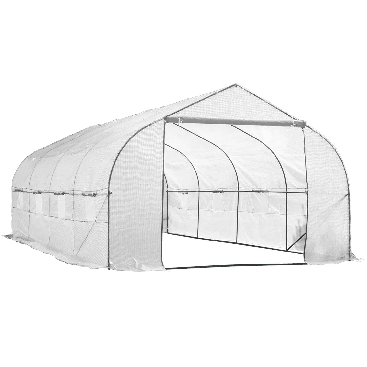PE Material Single-Span Agriculture Low Cost UV Treated Large Double Layer Film 0.05mm Thick Plastic Sheet Greenhouse Cover