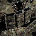 YAKEDA Outdoor Nylon Camo Triple Holster Multicam Magazine Pouch