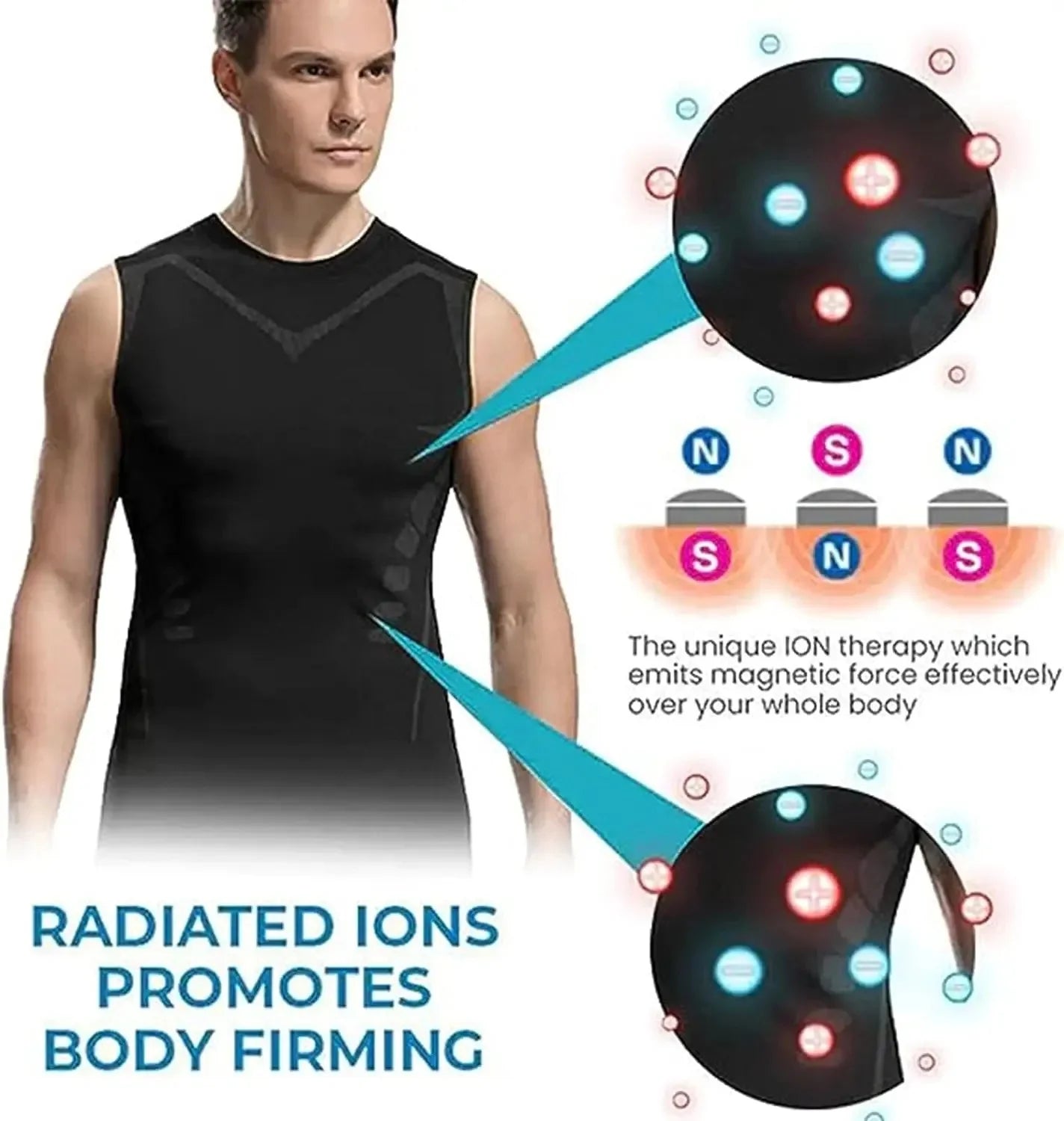 Men Indoor Outdoor Sports Vest Breathable Refreshing Fitness Vest Tummy Control Sleeveless Fitness Shirt