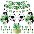 Soccer Birthday Party Decors Kids Boys Girls Soccer Ball Themed Party Supplies Banner Qatar World Soccer Cup  Cake Toppers E1064