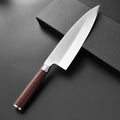 210mm Japanese Deba Fish Knife Salmon Sashimi Chef Knife Cleaver 5cr15 Stainless Steel Wenge Wood Handle Eco-Friendly Peeling