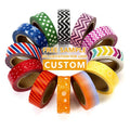 Custom Personalizada Premium Washi Tape with Round Label and Shrink Wrap