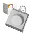 Luxury Rigid Board Candle Gift Box UV Coating Matt Lamination Embossing Sponge Liner Recycled Materials Featuring EVA Insert