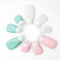 Silicone Squeezable Refillable Travel Bathroom Accessory Set Makeup Organizers for Toiletries