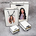 Wholesale Luxury Eyelash Handbag Plastic Bag Lashes Gift Shopping BagsPrivate Label Lash Packaging Paper Bags