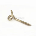 Stainless Steel Nickel Eye Hanging Eye Hook Screw Pig Tail Screw