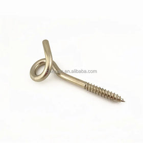 Stainless Steel Nickel Eye Hanging Eye Hook Screw Pig Tail Screw