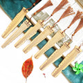 Wholesale Custom Carved Wooden Bamboo Bookmarks Eco-Friendly Bamboo Crafts for Books Gift Idea