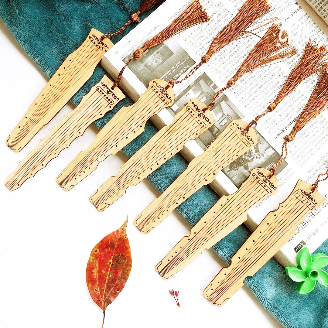 Wholesale Custom Carved Wooden Bamboo Bookmarks Eco-Friendly Bamboo Crafts for Books Gift Idea