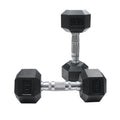 Commercial Fitness Exercises Workout Sport Rubber Hex Gym Hexagonal Dumbbell Weights Set