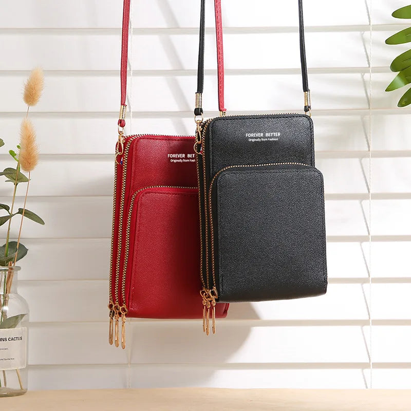 Factory Directly Waterproof Phone Bag for Women Cash Card Holder Crossbody Shoulder Wallet Bag Touch Screen Phone Purses Bag
