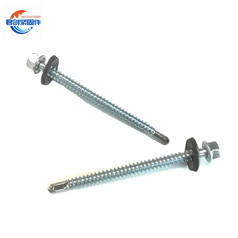Din 7504 Hex Head Self Drilling Screws With Washer Free Sample  Made Inchina