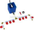YYB Plastic Bucket Drinker Line System Poultry Broiler Hanging Water Cups DIY Automatic Chicken Waterer