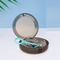 Plastic Invisible Aligner Dental Denture Orthodontic Braces Retainer case Portable False Teeth Storage Box with Magnetic Closure