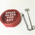 Fire Break Glass Key Box With Hammer