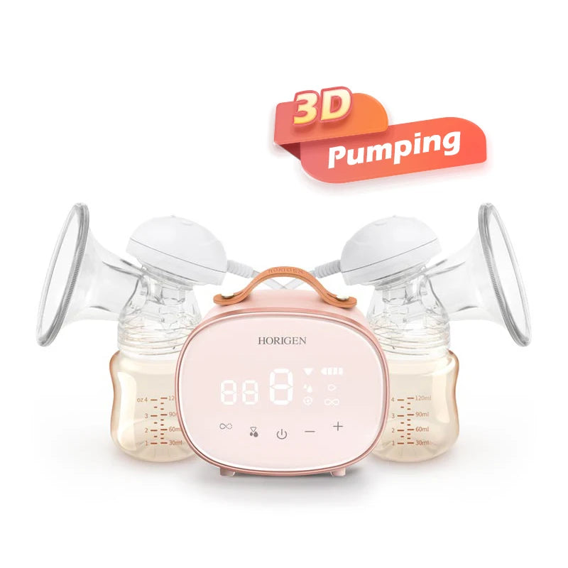 Horigen Double Electric Breast Pumps Portable Electronic Breast Milk Pump Breastfeeding Pump for Sale Breast Pump